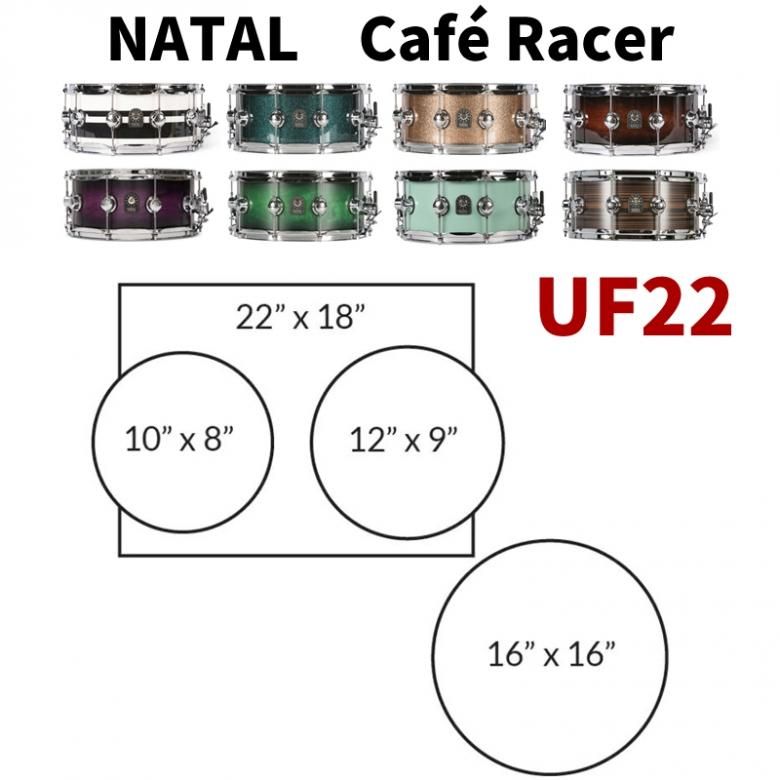 NATAL (ナタール) Cafe Racerシリーズ ドラムキット UF22 - シライ 