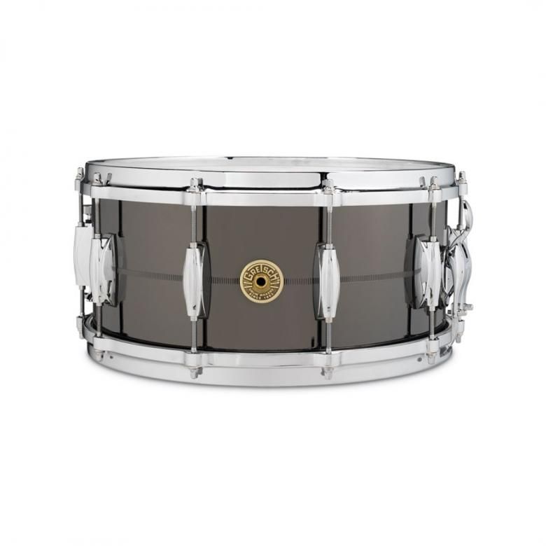 Gretsch 14x5 USA Custom Hammered Chrome Over Brass Snare Drum