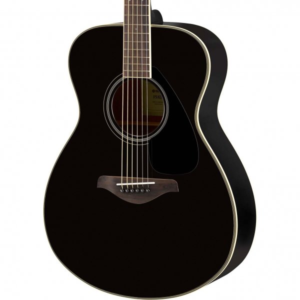 YAMAHA アコースティックギター ブラック FS820BL ケース付き-