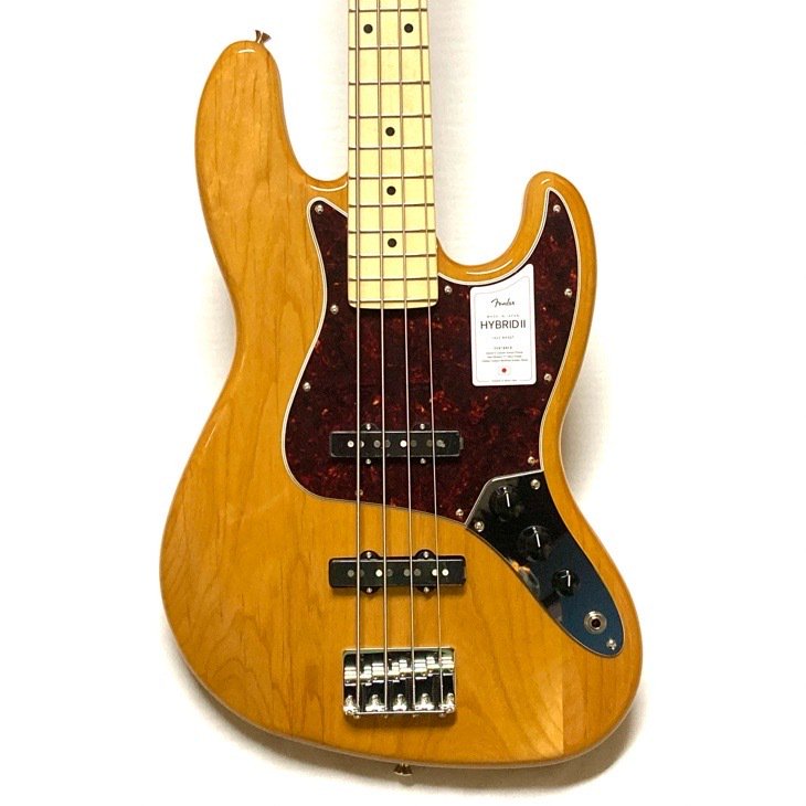 Fender フェンダー エレキベース Mij Hybrid Ii Jazz Bass カラー Vintage Natural ギグバッグ付属 シライミュージック