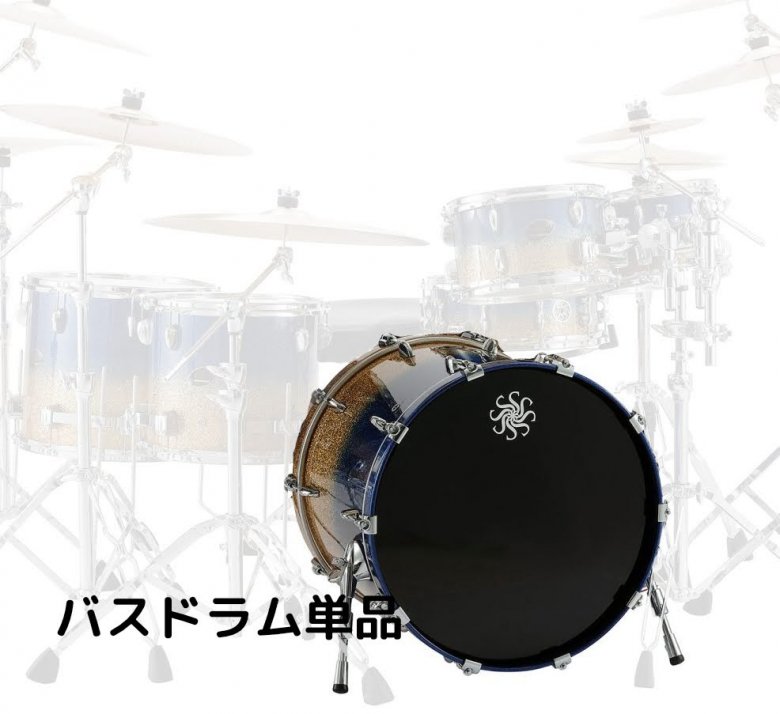 Evolved　SAKAE　(サカエ)　シライミュージック　バスドラム単品　22ｘ18インチ【受注生産品】