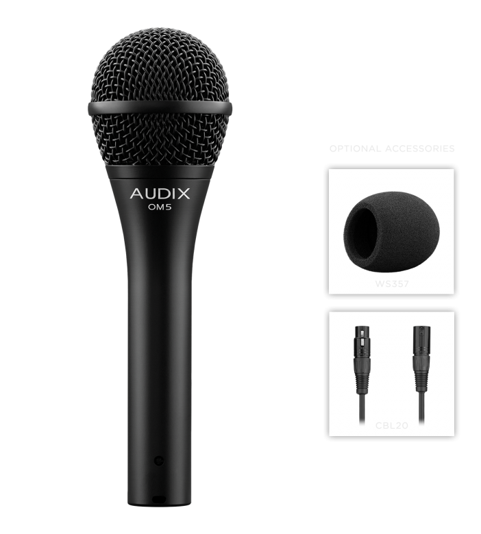 定番の冬ギフト Audix OM-5 ダイナミックマイク 配信機器・PA機器 