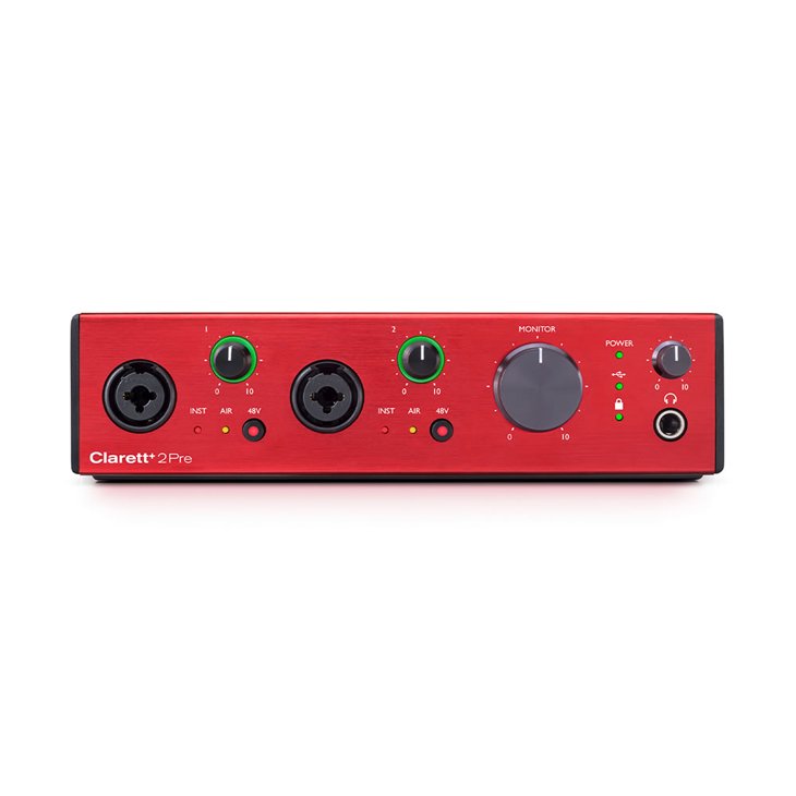 Focusrite（フォーカスライト）オーディオインターフェイス CLARETT+