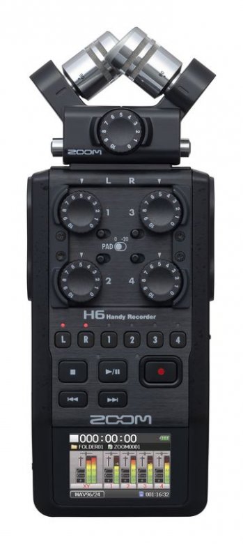 ZOOM (ズーム) ハンディビデオレコーダー Handy Recorder H6/BLK
