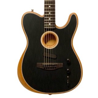 Fender (ե) Acoustasonic Player Telecaster  Rosewood Fingerboard, Brushed Black