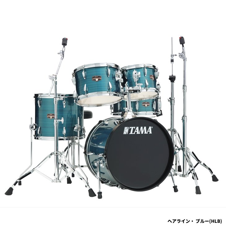 シライミュージック限定！2大特典付き】TAMA (タマ) ドラムセット インペリアルスター 18”バスドラムキット シンバル無しセット  IP58H6□□ - シライミュージック