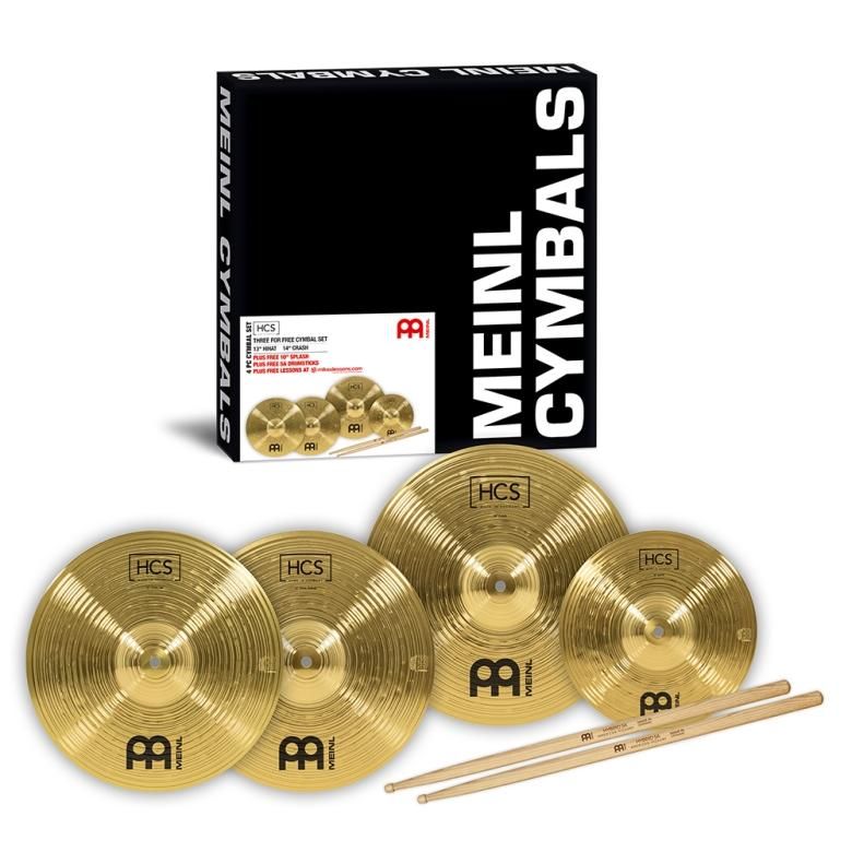 MEINL (マイネル) HCSシリーズ シンバルセット Cymbal Set HCS1314+10S - シライミュージック