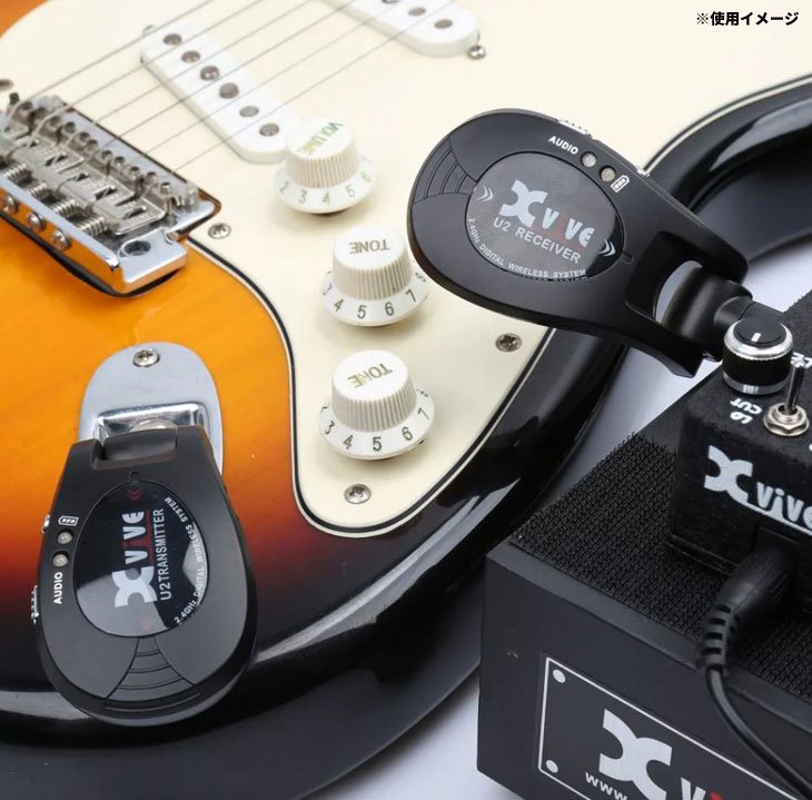 XVIVE (エックスバイブ) ギターワイヤレスシステム XV-U2/BK（ブラック） - シライミュージック