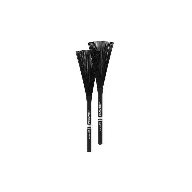 Promark (プロマーク) PMNB2B ドラムナイロンブラシ Heavy Nylon Brush 2B (Black) (1ペア)□□ -  シライミュージック