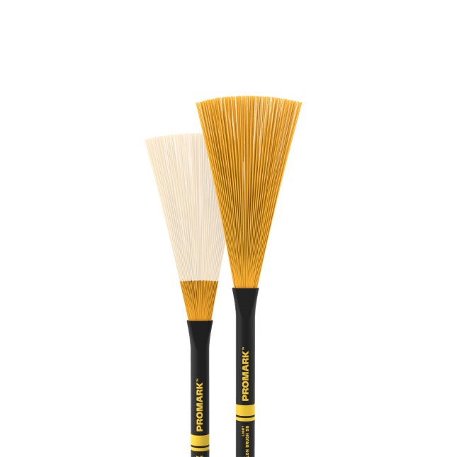 Promark (プロマーク) PMNB5B ドラムナイロンブラシ Light Nylon Brush 5B (Yellow) (1ペア)■■ -  シライミュージック