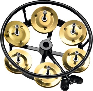 MEINL (ޥͥ ѡå) ץեåʥϥϥåȥХ (Brass jingles, black) THH1B-BK