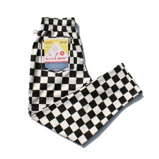 COOKMAN Chef Pants Checker Black