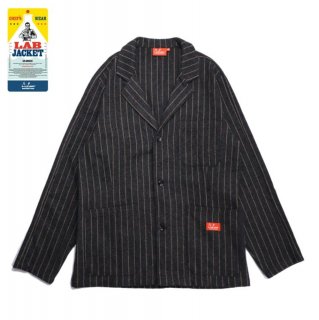 COOKMAN Lab.Jacket Wool mix Stripe Gray