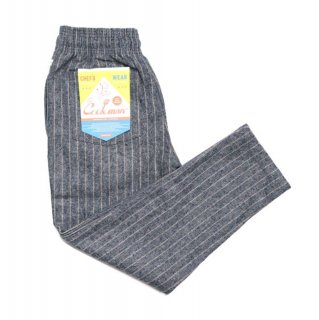 【COOKMAN】 Chef Pants 「Wool mix Stripe」 Light Gray