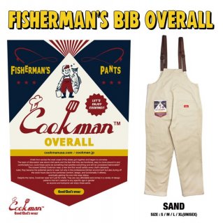 COOKMAN Fisherman's Bib Overall Sand