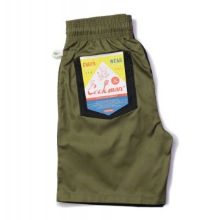 【COOKMAN】 Chef Pants Short Crazy Pattern Chill