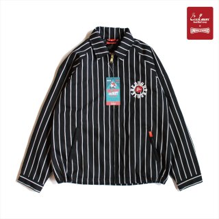 <img class='new_mark_img1' src='https://img.shop-pro.jp/img/new/icons35.gif' style='border:none;display:inline;margin:0px;padding:0px;width:auto;' />【COOKMAN×undiscovered】 Delivery Jacket EX Warm Stripe Black