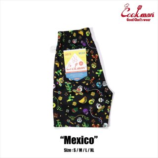 【COOKMAN】 Chef Pants Short Mexico