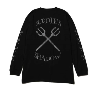 <img class='new_mark_img1' src='https://img.shop-pro.jp/img/new/icons1.gif' style='border:none;display:inline;margin:0px;padding:0px;width:auto;' />【RUDIE'S】 SATAN'S FORK -LS TEE