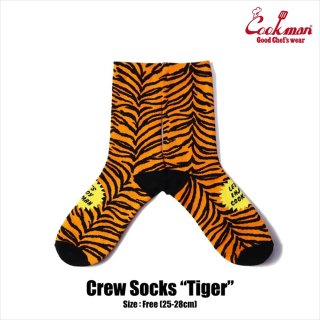【COOKMAN】 Crew Socks Tiger