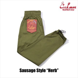 <img class='new_mark_img1' src='https://img.shop-pro.jp/img/new/icons1.gif' style='border:none;display:inline;margin:0px;padding:0px;width:auto;' />COOKMAN Chef Pants Sausage Style Herb