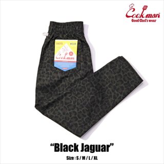 COOKMAN Chef Pants Black Jaguar
