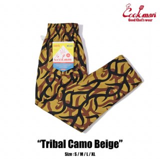 COOKMAN Chef Pants Tribal Camo Beige