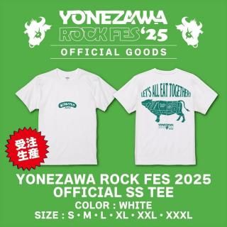 <img class='new_mark_img1' src='https://img.shop-pro.jp/img/new/icons1.gif' style='border:none;display:inline;margin:0px;padding:0px;width:auto;' /> YONEZAWA ROCK FES 2025 OFFICIAL S/S TEE [YRF2025]