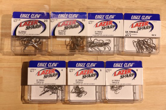 10minutes ONLINE | Eagle Claw Lazer Sharp Treble Hook (イーグル