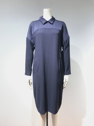 <img class='new_mark_img1' src='https://img.shop-pro.jp/img/new/icons20.gif' style='border:none;display:inline;margin:0px;padding:0px;width:auto;' />60%OFF BACK-SATIN CHANGE COLLAR DRESS