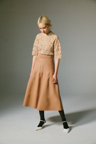 50%off PLATING TIERED  SKIRT