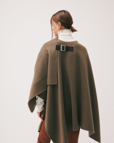  50%OFF REV STOLE COAT WITH BELT