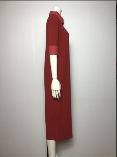 【新品未使用】NEEDLE BI-COLOR HALF/S DRESS衿幅115cm