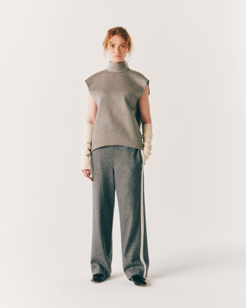 30%off PRESS WOOL SIDE/LINE PANTS - Room no.8 ONLINE SHOP