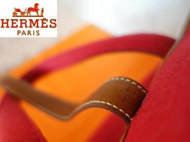 エルメス 【HERMES】 フードゥ ハンド バッグ フェルト×レザー