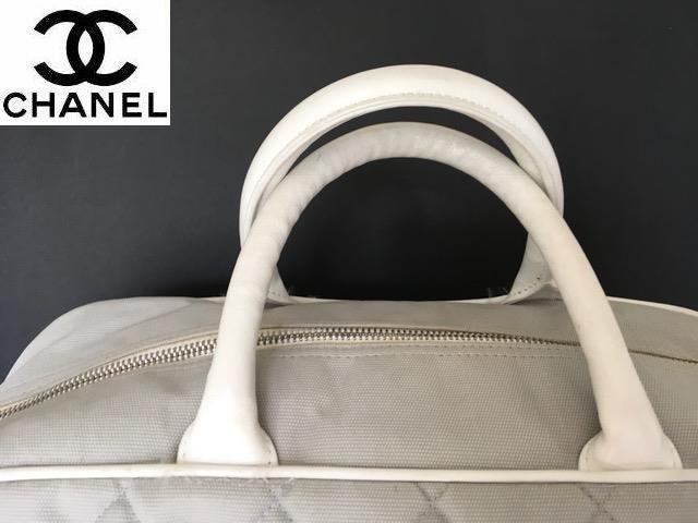 CHANEL】 ミニボストン CHANEL ロゴ スポーツライン ミニ ボストン