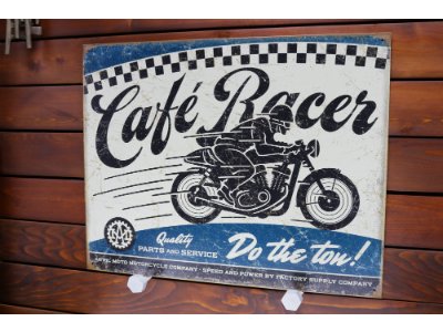 【Cafe Racer 】ブリキ看板 - GG STYLE MARKET -