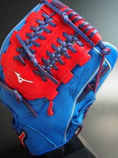 ○USA MIZUNO ミズノ MVP Prime SE3 青赤○硬式野球グローブ 内 ○USA MIZUNO ミズノ MVP Prime SE3 青赤○硬式野球グローブ 内