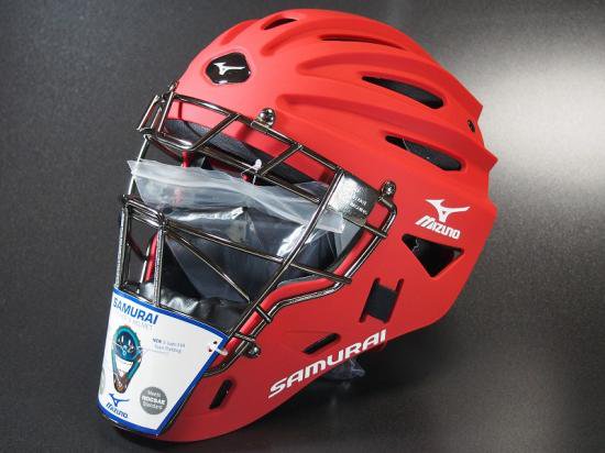 野球USＡミズノホッケー型ヘルメット硬式キャッチャーマスク - 防具