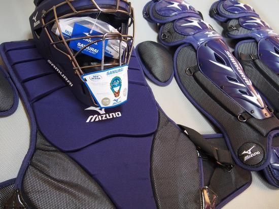 Mizuno Samurai キャッチャー防具セット 紫 Mizuno Samurai キャッチャー防具セット 紫 - メルカリ