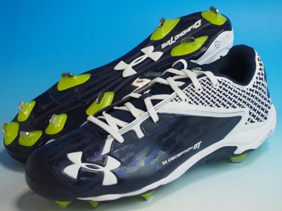 ○Under Armour アンダーアーマー Deception Low DT Hybrid○野球スパイク金具メタル  29.5cm○紺白ローカット○アメリカ輸入 - アメリカ輸入野球用品専門店NEBARU