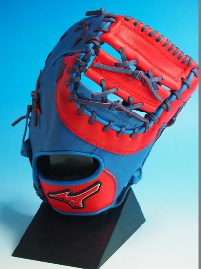 ○USA MIZUNO ミズノ MVP Prime SE 青赤 GXF50PSE4○硬式用ファースト