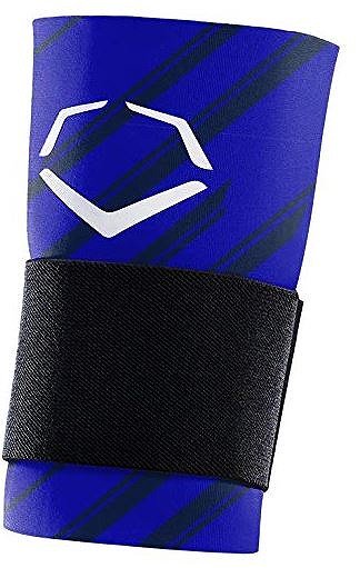 ○EvoShield エボシールド○リストガード ストラップ付○青 ストライプ○片手 アメリカ輸入 - アメリカ輸入野球用品専門店NEBARU