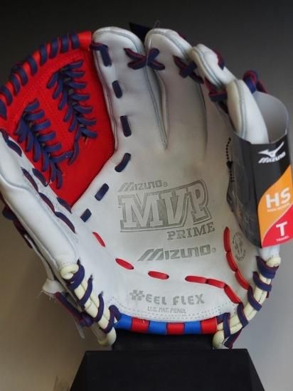 ○USA MIZUNO ミズノ MVP Prime SE3 白赤○硬式野球グローブ 内 ○USA MIZUNO ミズノ MVP Prime SE3 白赤○硬式野球グローブ 内
