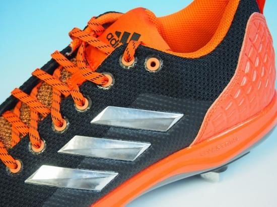 ○adidas アディダス Power Alley 5○野球スパイク 金具メタル