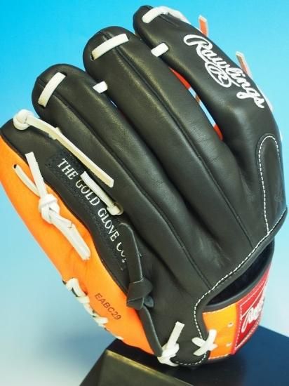 ○USA Rawlings ローリングス Gamer XLE○黒×オレンジ○野球グローブ 