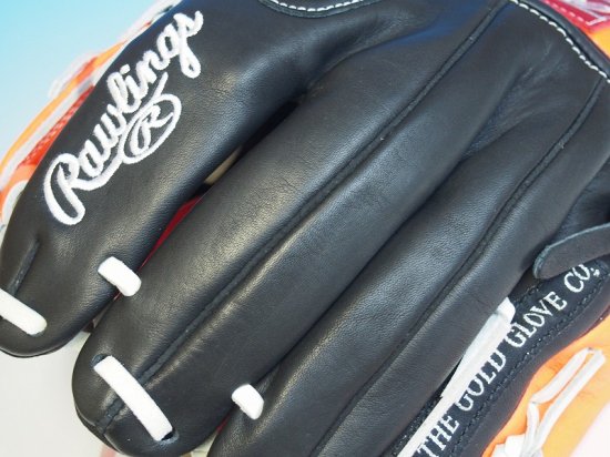 ○USA Rawlings ローリングス Gamer XLE○黒×オレンジ○野球グローブ