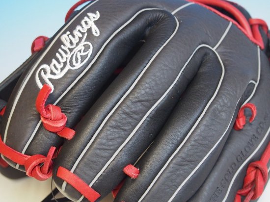 ○USA Rawlings ローリングス Select 黒赤○内野手用遊撃手○右投 野球