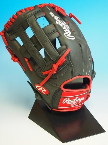 ○USA Rawlings ローリングス Select 黒赤○硬式 外野手用○左投 野球 