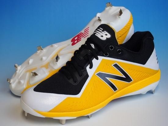 ○New Balance ニューバランス M4040v4○野球スパイク金具メタル○黄色